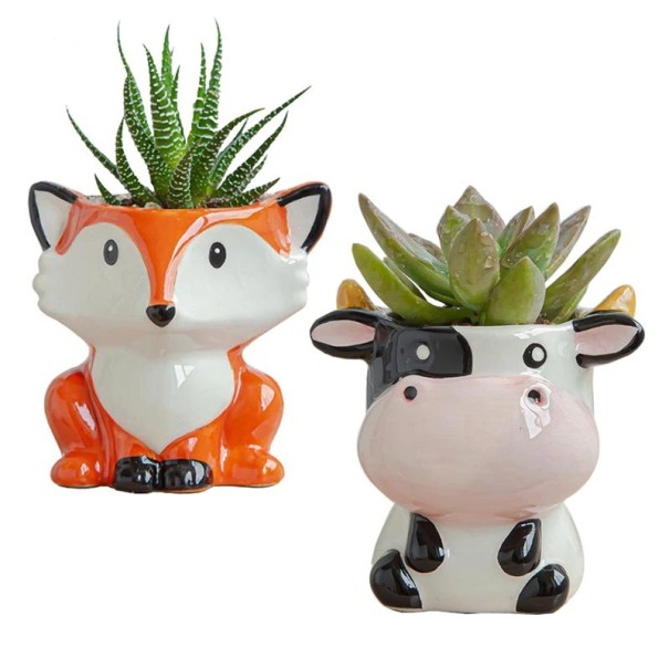 Decoratieve dierenbloempot