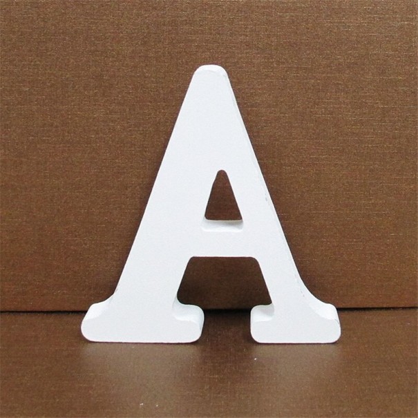 Decoratieve houten letter A