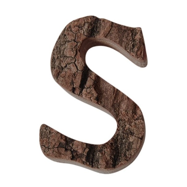 Decoratieve houten letter C475 S