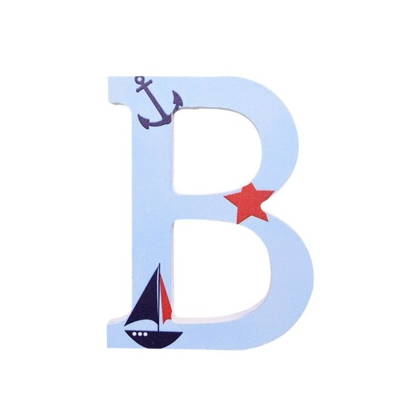 Decoratieve houten letter C501 B
