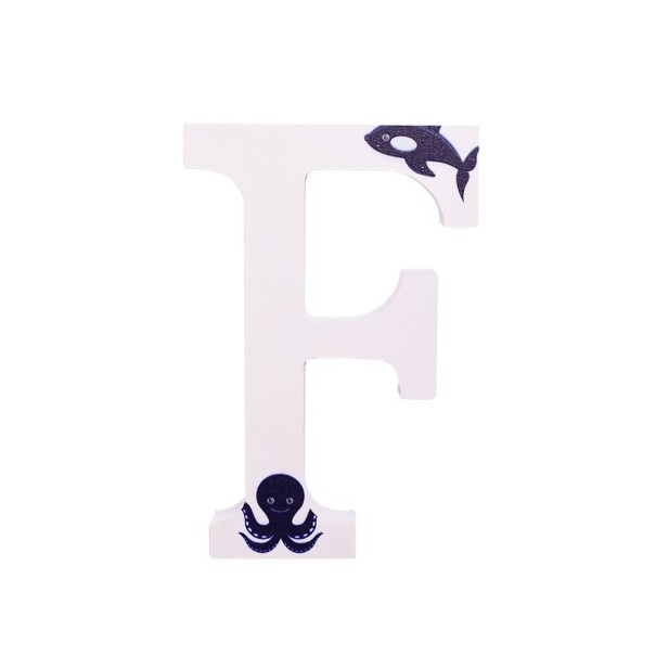 Decoratieve houten letter C501 F