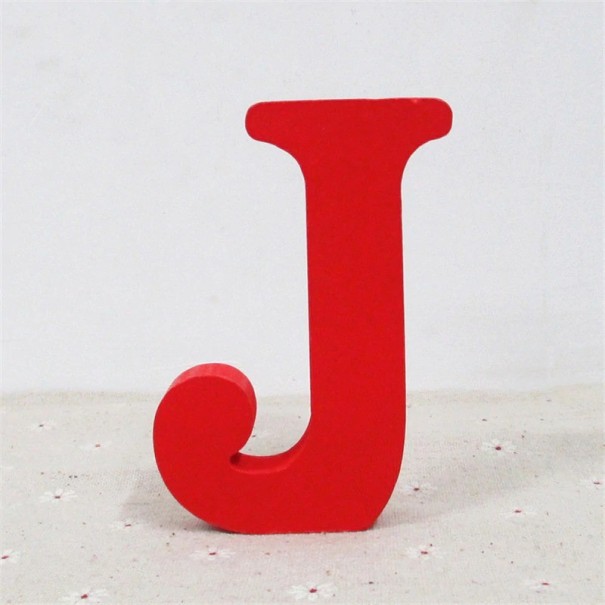 Decoratieve houten letter C521 J