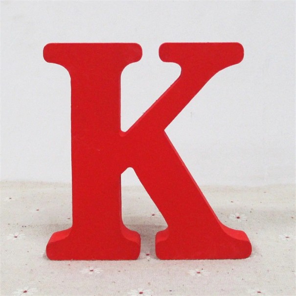 Decoratieve houten letter C521 K