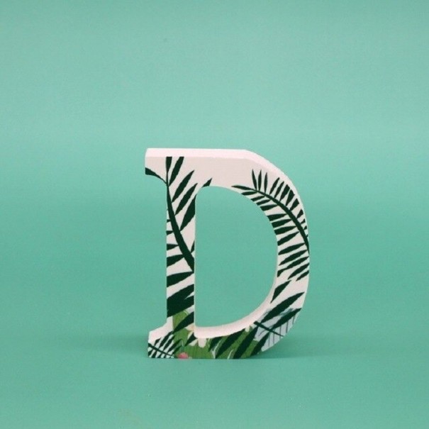 Decoratieve houten letter C560 D