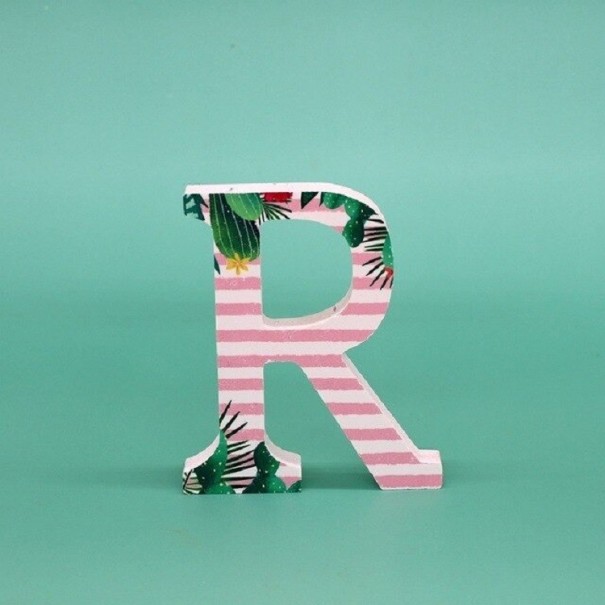 Decoratieve houten letter C560 R