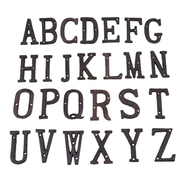 Decoratieve ijzeren letter C527