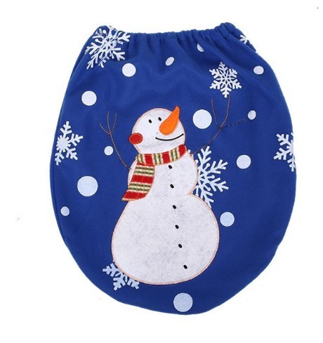 Decoratieve kerst toiletdeksel J558 10