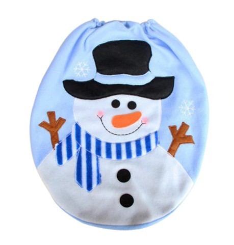 Decoratieve kerst toiletdeksel J558 6