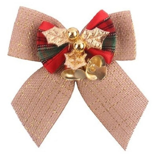 Decoratieve kerststrikken 12 stuks 2