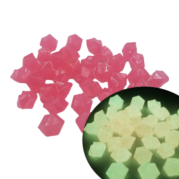 Decoratieve lichtgevende stenen 200 stuks roze