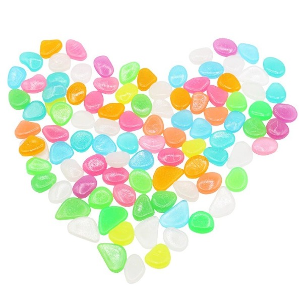 Decoratieve lichtgevende stenen multicolor 50 st.