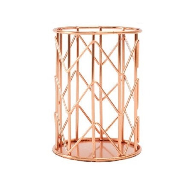 Decoratieve metalen standaard oudroze