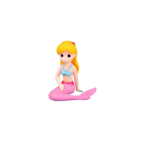 Decoratieve miniatuur zeemeermin roze 1