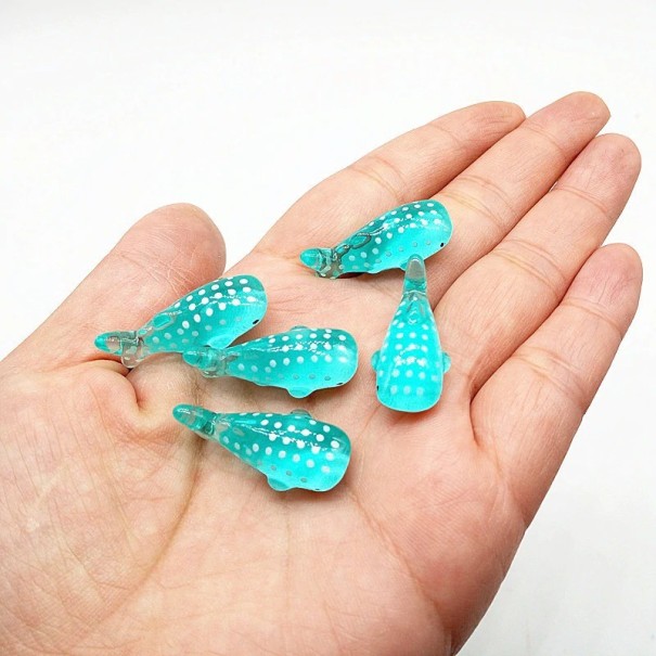 Decoratieve miniatuurhaai 10 stuks S