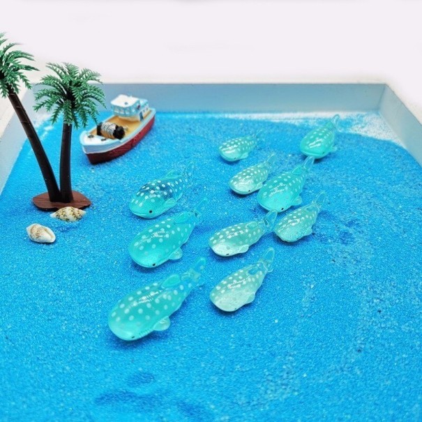 Decoratieve miniatuurhaai 10 stuks