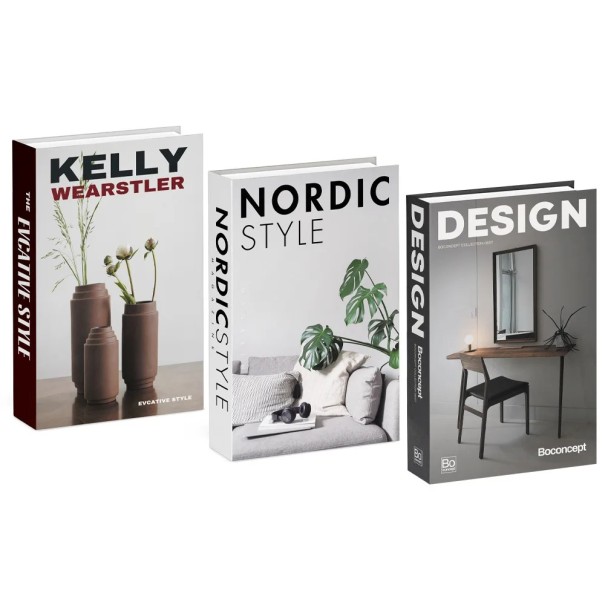 Decoratieve nepboek imitatie designboek niet-openbare decoratie voor op de plank, salontafel of in de bibliotheek interieur, NORDIC stijl 1