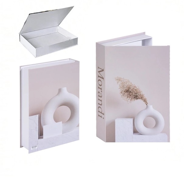 Decoratieve nepkindle met opbergruimte, openend, Morandi ontwerp - Elegante decoratie met praktische opbergruimte voor moderne interieurs 1