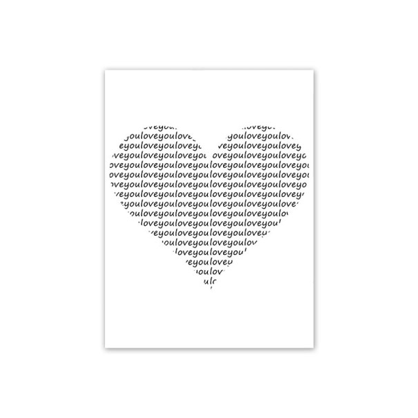 Decoratieve poster met opschrift L 5