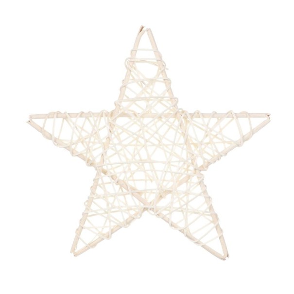 Decoratieve rotan ster 20 cm