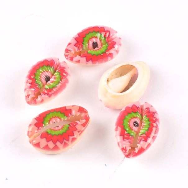 Decoratieve schelpen met ornamenten 10 stuks 22