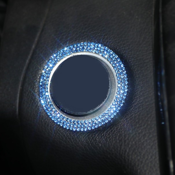 Decoratieve stenen voor auto-interieurs blauw