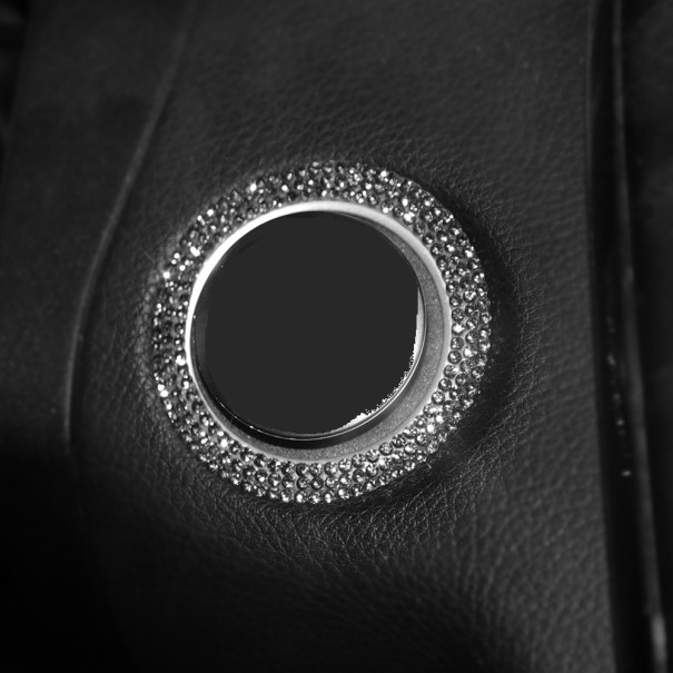 Decoratieve stenen voor auto-interieurs zwart