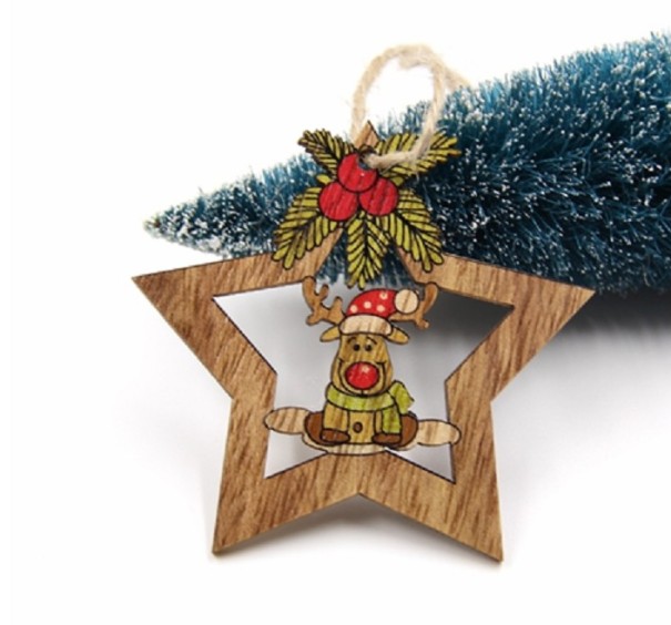 Decoratieve sterren voor kerstboom J555 3