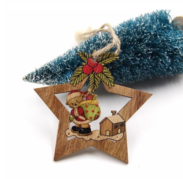 Decoratieve sterren voor kerstboom J555 4