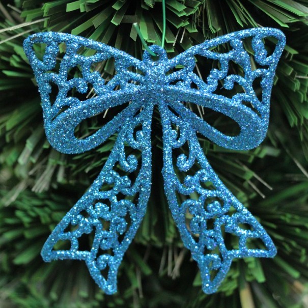 Decoratieve strikken blauw