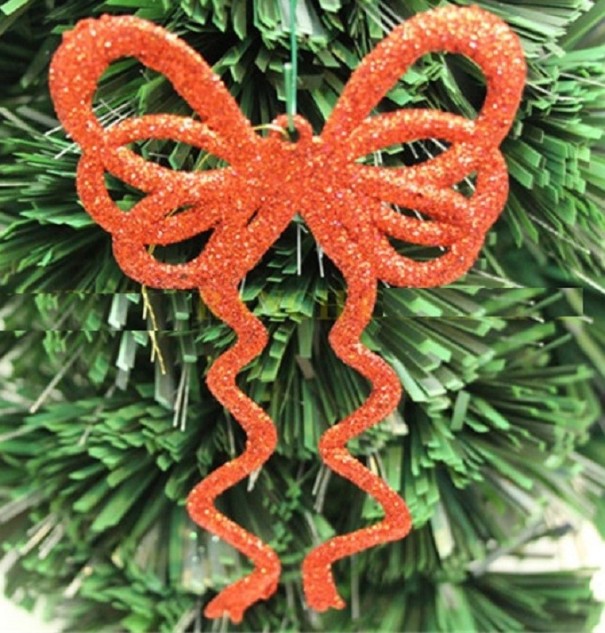 Decoratieve strikken oranje