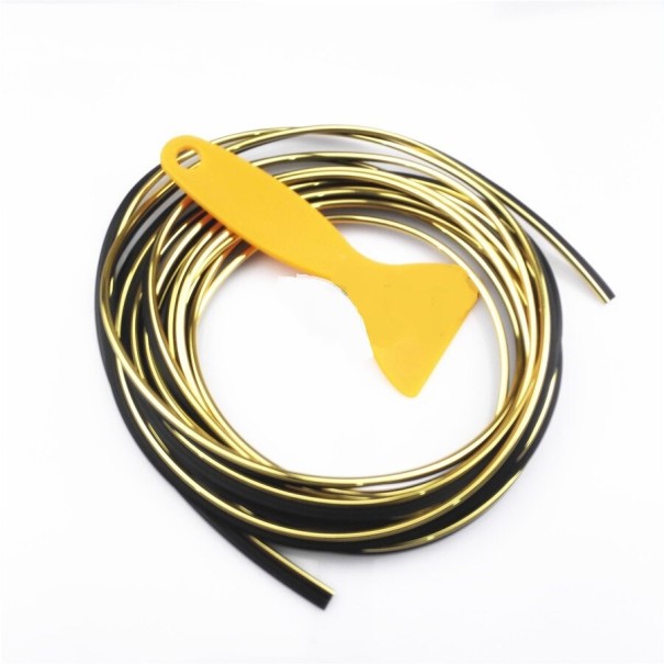 Decoratieve strip voor auto-interieur goud