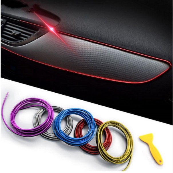 Decoratieve tape voor auto-interieur 5 m