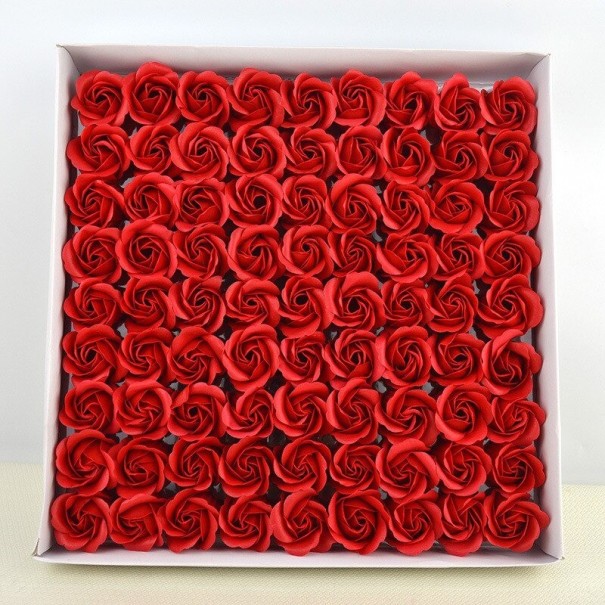 Decoratieve zeep rozen 81 stuks 6