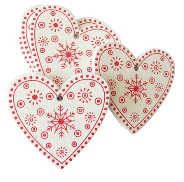 Décoration de Noël en forme de cœur J3471 3