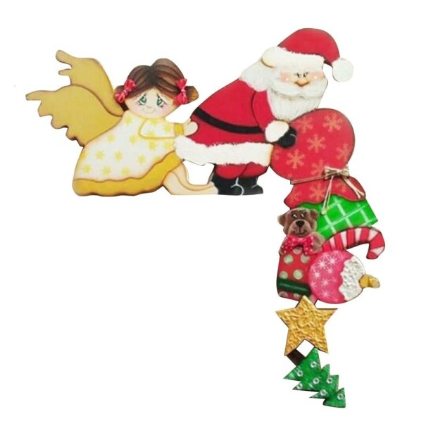 Décoration de Noël pour cadre de porte 1