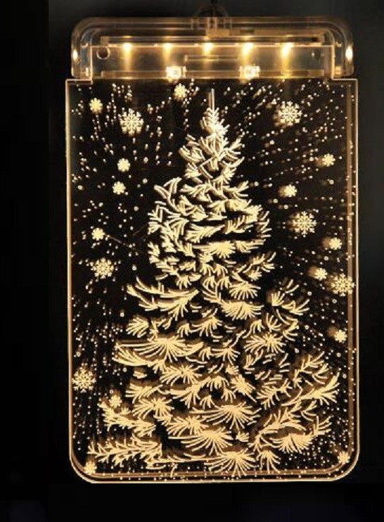 Décoration de Noël suspendue lumineuse 2