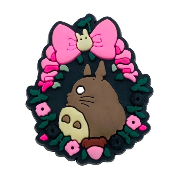 Décoration pour crocs lapin animé PVC vert rose ornement pour chaussures avec fixation facile pour chaussures crocs accessoire stylé 1