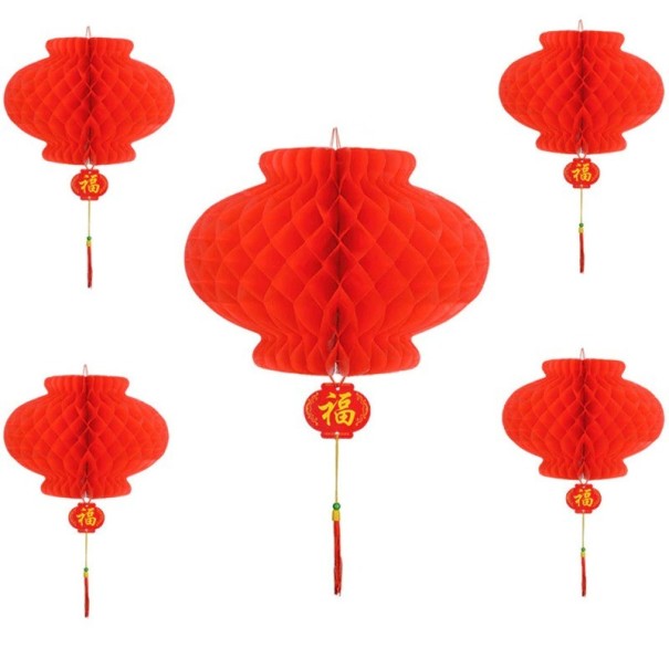 Décoration suspendue en papier 6 pcs 1