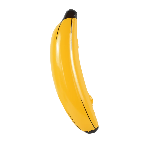 Decorațiune de petrecere hawaiană, banană gonflabilă din PVC 68x23 cm, petrecere tropicală de vară, aniversare, jucărie pentru copii, decor 1
