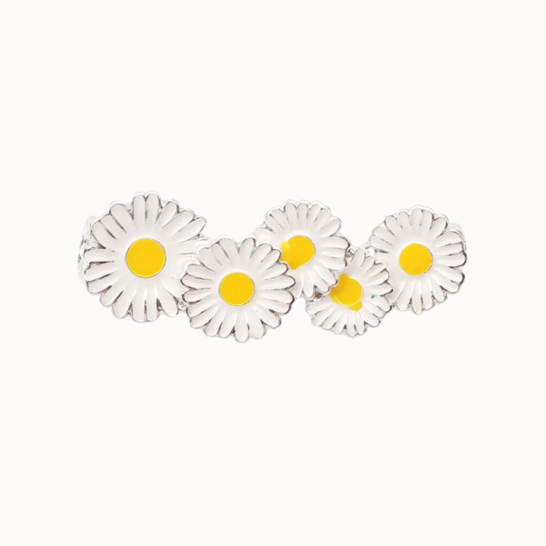 Decorațiune pentru șireturile de pantofi cu margarete 4 cm ornament pentru șireturile de pantofi accesoriu pentru încălțăminte cu sistem de șireturi 1