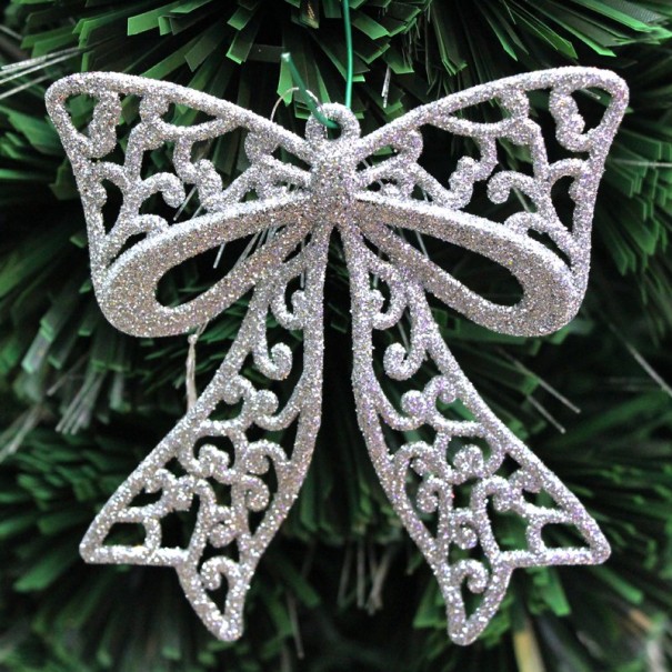 Decorative Bow silver