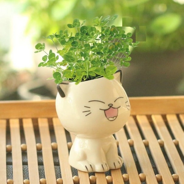 Decorative Cat Planter 1