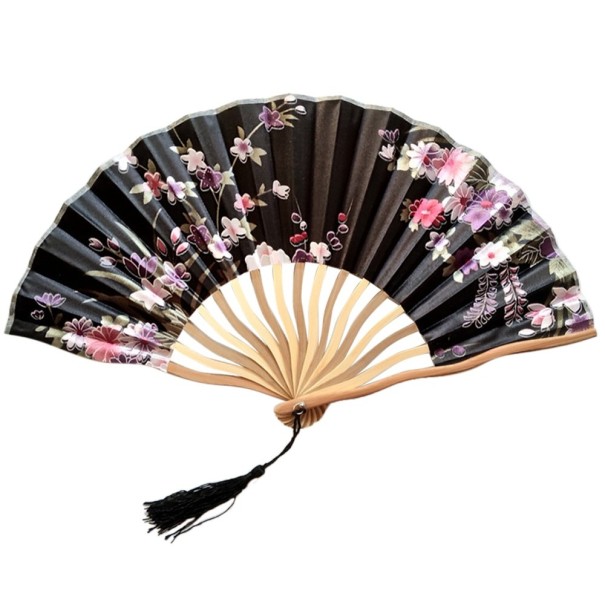 Decorative Fan with Flower Motif 1