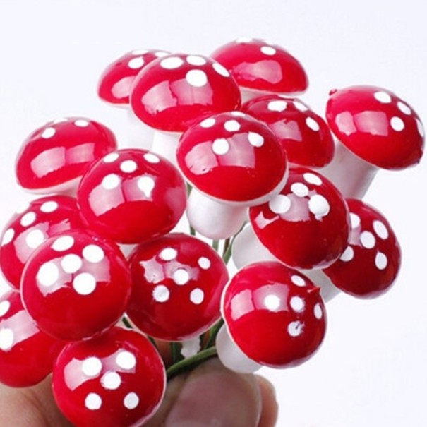Decorative Mushroom 12 pcs 1