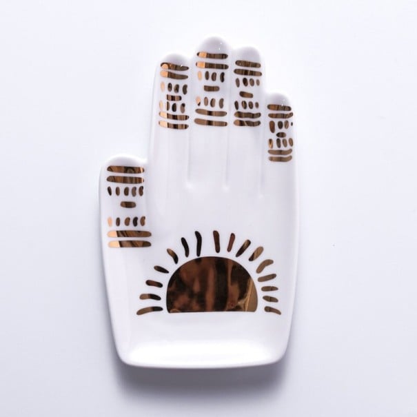 Decorative Plate in the Shape of a Hand 2