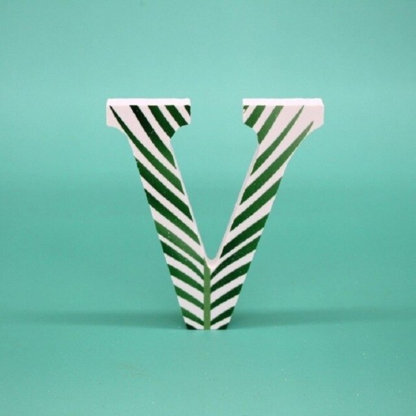 Decorative Wooden Letter C560 V