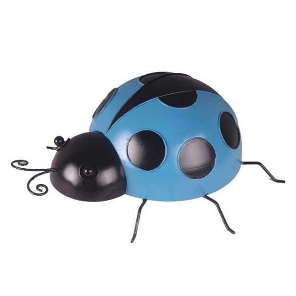 Decorazione da giardino coccinella blu