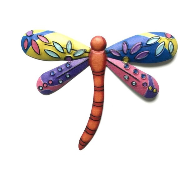 Decorazione da giardino da parete con libellula 2