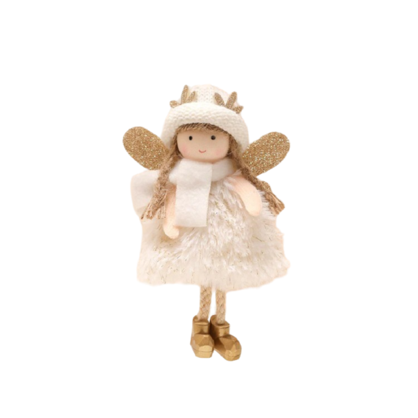 Decorazione natalizia angelo Z304 crema