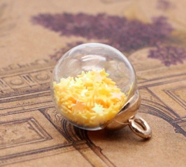 Decorazione natalizia con stelle 10 pz giallo